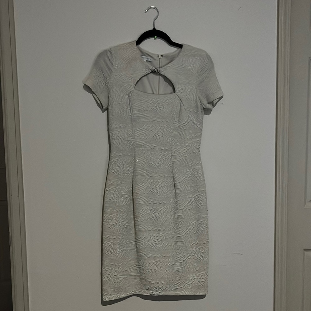 London Times Beige Dress SIZE 8